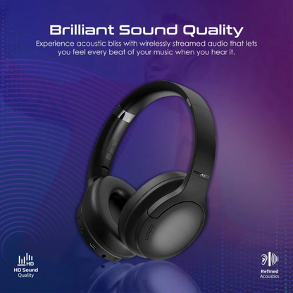 Promate High Fidelity Over-Ear Wireless Headphones - LaBoca-Pro | Black