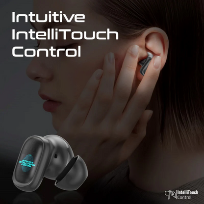 Promate High-Definition TWS Earbuds with Intellitouch - Lush-Pro | Black
