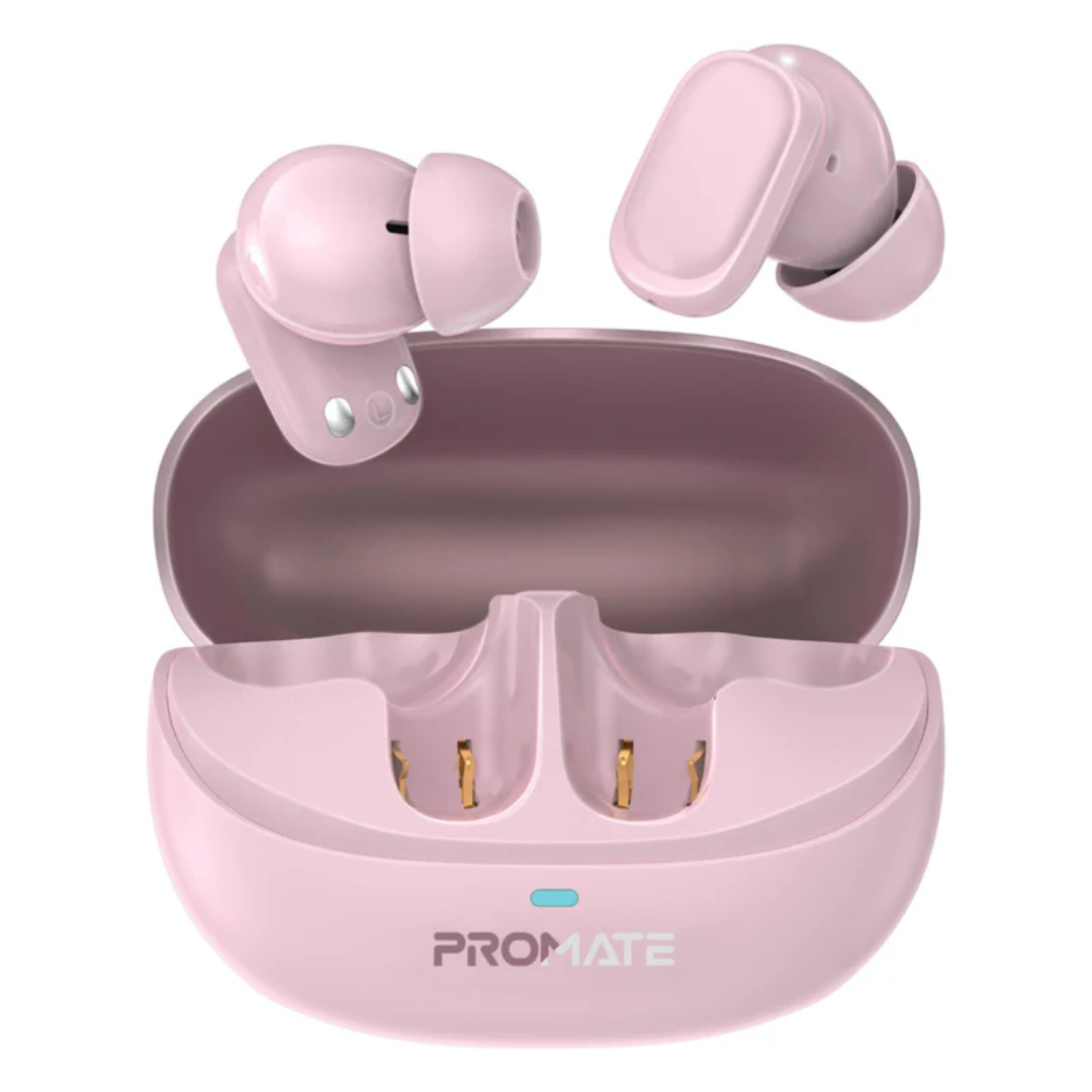 Promate High-Definition TWS Earbuds with Intellitouch - Lush-Pro | Pink