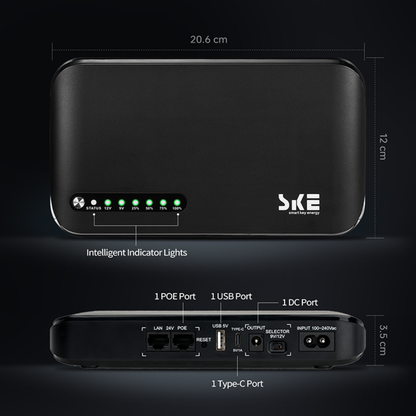 SKE POE-830P-LFP-Mini UPS 20000mah