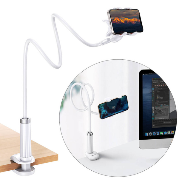 UGREEN LP113 Phone Holder With Flexible Long Arm | White