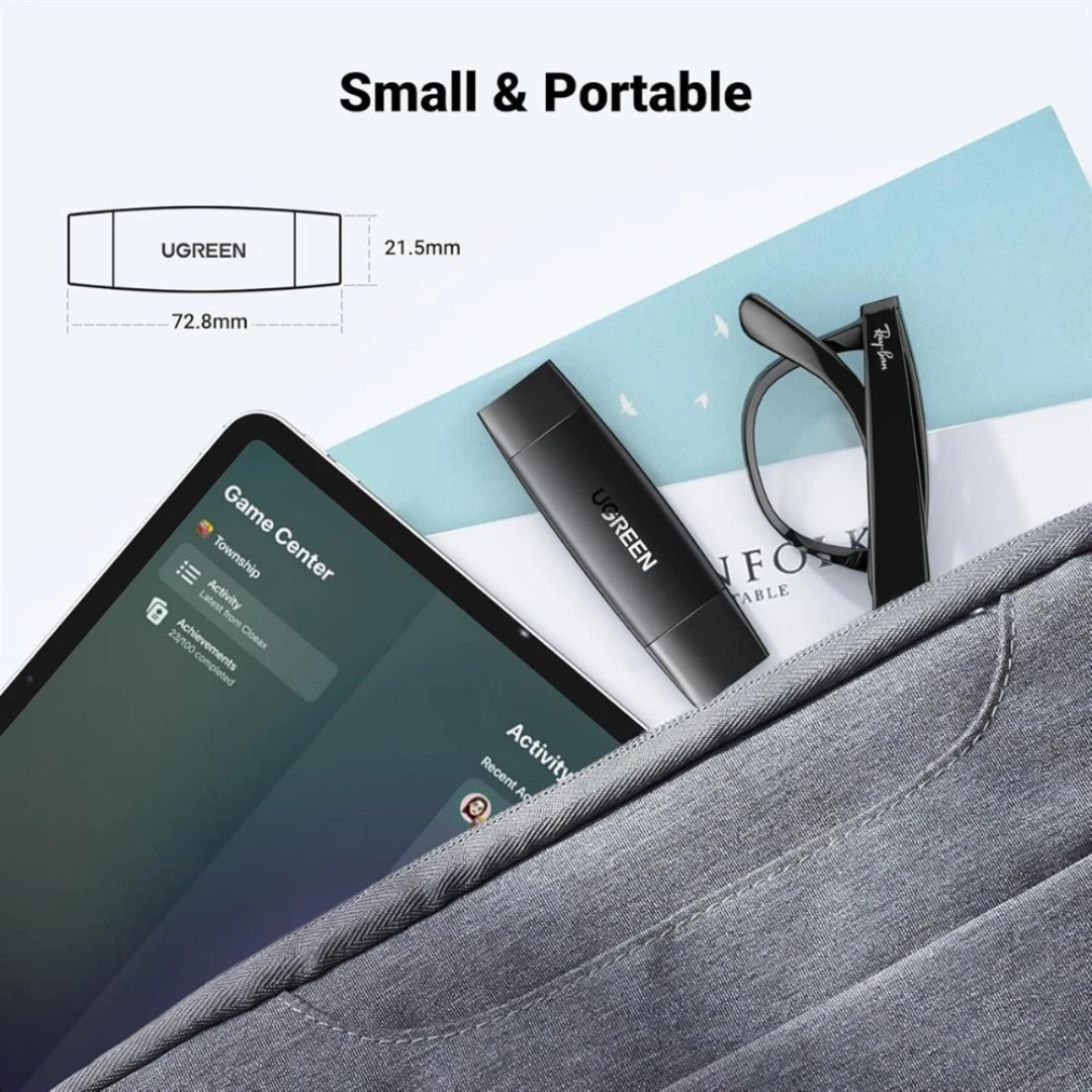 UGREEN 80191 USB-C +USB TF/SD 3.0 Card Reader