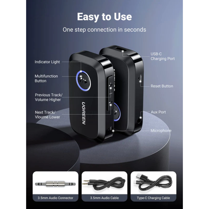 UGREEN Bluetooth 5.3 AUX Adapter