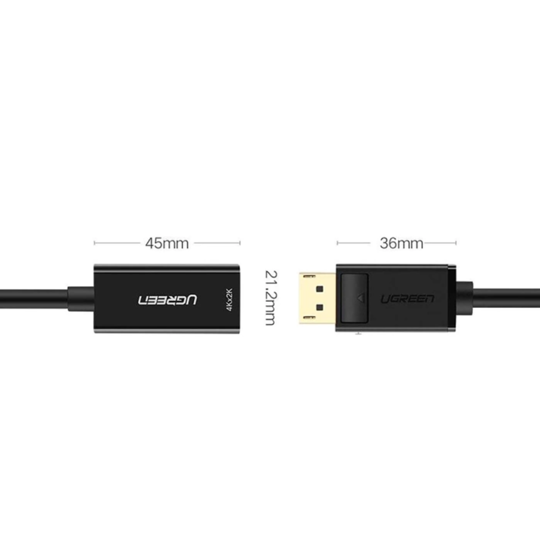 UGREEN Cable From DisplayPort (Male) to HDMI (Female) 4K 30Hz