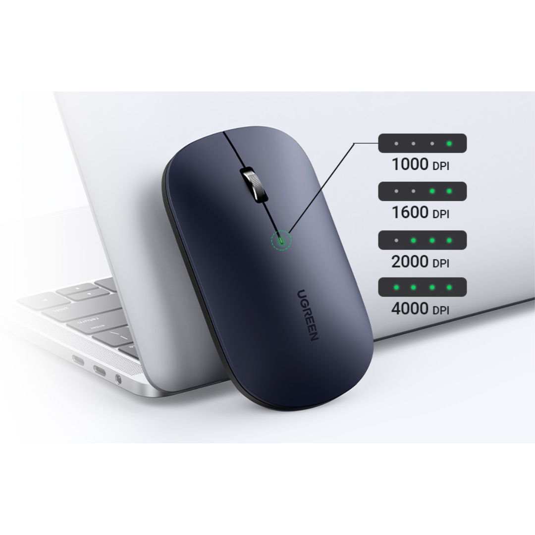 UGREEN Wireless Mouse Portable with USB Receiver - MU001