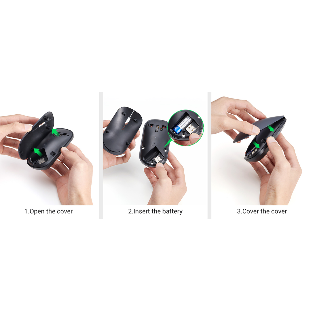 UGREEN Wireless Mouse Portable with USB Receiver - MU001