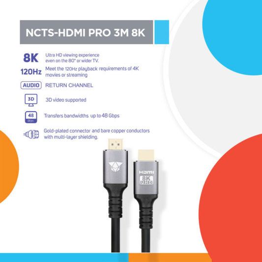 NCTS HDMI PRO 8K CABLE 3M