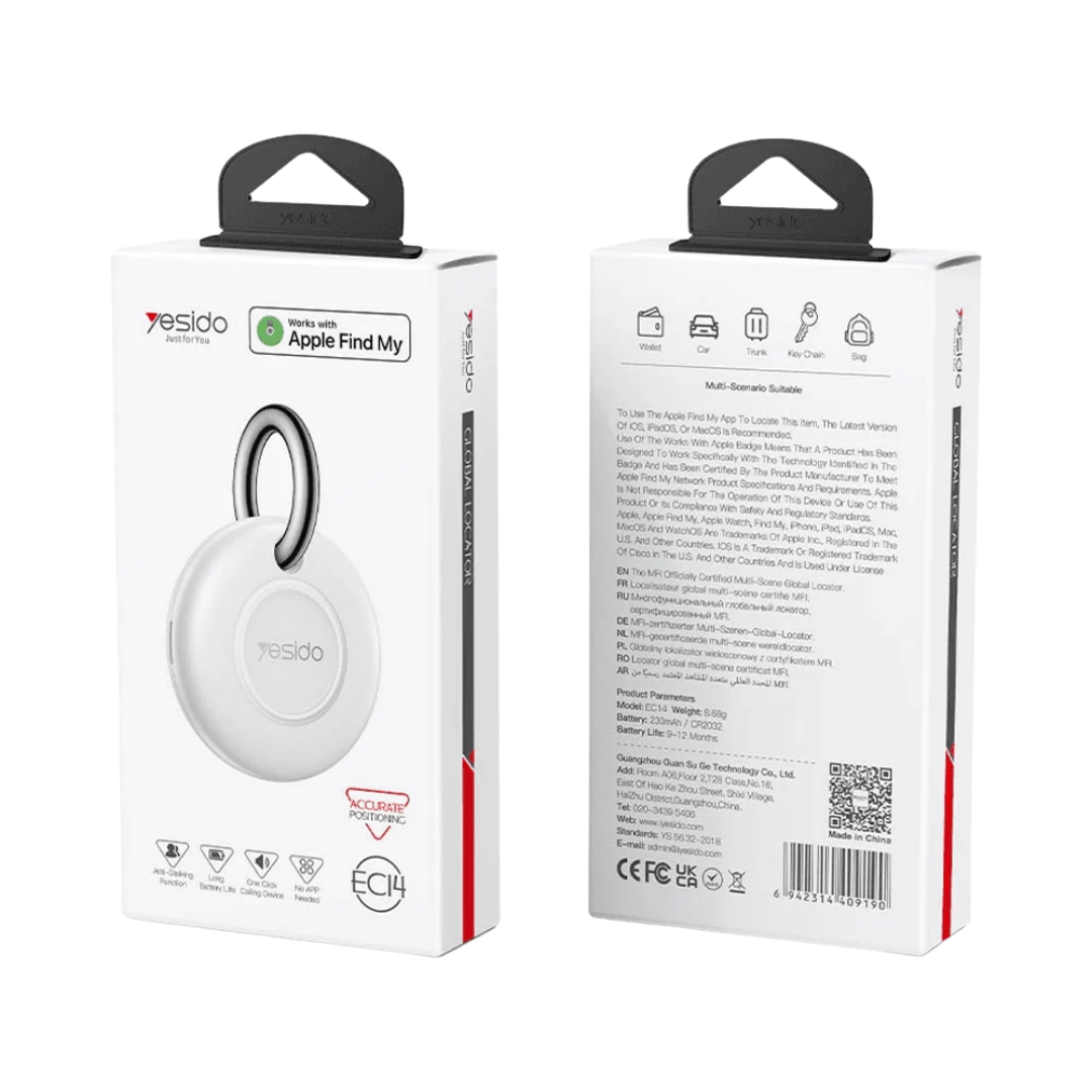 Yesido EC14 MFI Multi‑Scene Global Locator - Apple Find My