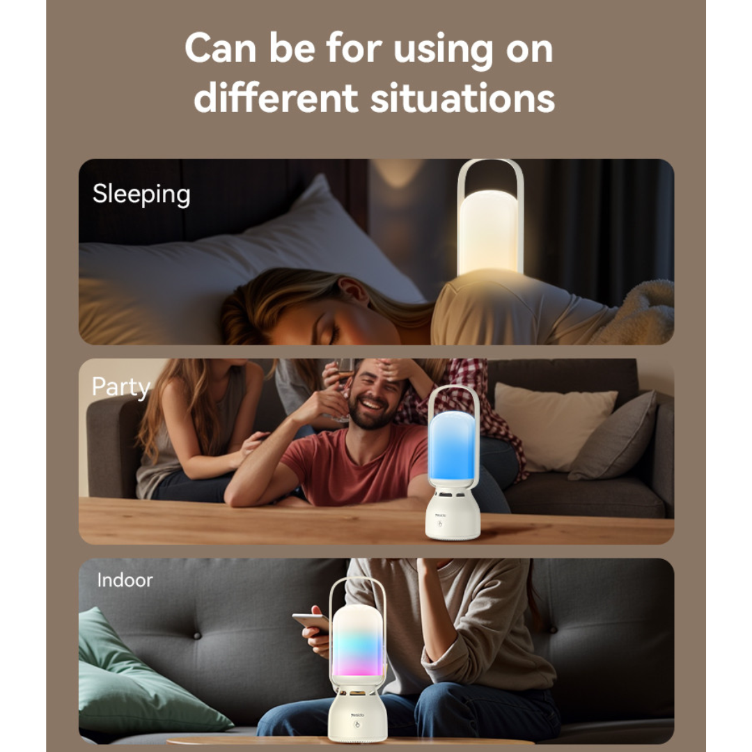 Yesido YSW26 BT Connection 11 Kinds Of Light With 2400mAh Big Battery Outdoor LED Light Wireless Speaker